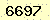 請輸入此驗證碼 : 6697