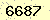 請輸入此驗證碼 : 6687