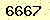 請輸入此驗證碼 : 6667
