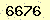 請輸入此驗證碼 : 6676